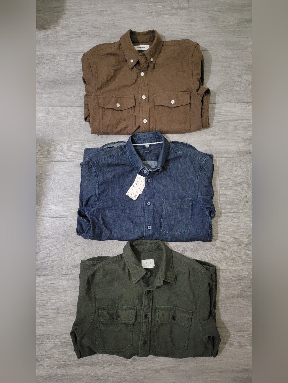3 Brand New Men's XS Long Sleeve Casual Shirts